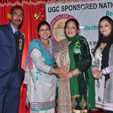Honouring Chief Guest of the National Conference